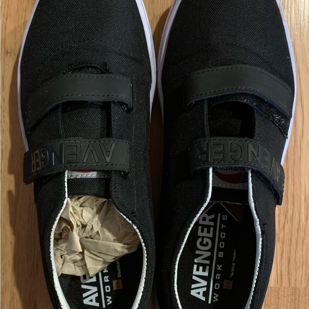 Avenger Black Work Shoes